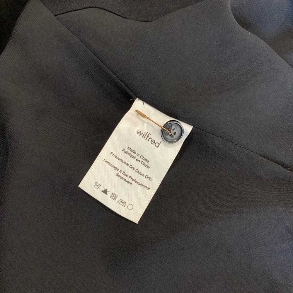 Aritzia Wilfred astere midi dress in black - Picture 7 of 8